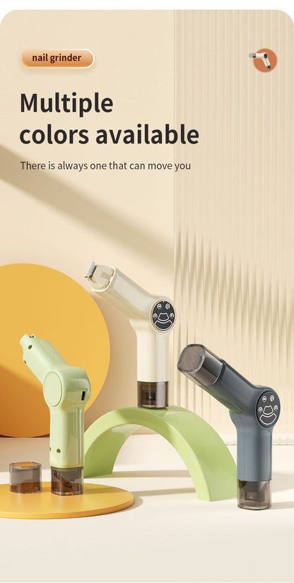 Rechargeable Pet Nail Grinder & Trimmer with LED light - The Zoo Mart