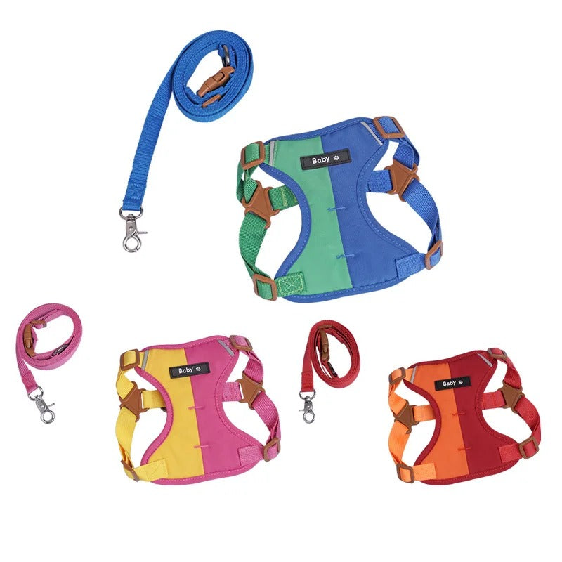 All-in-One Reflective Dog Harness & Leash