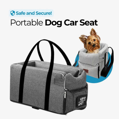 Portable Dog Car Seat – Safe & Cozy - The Zoo Mart