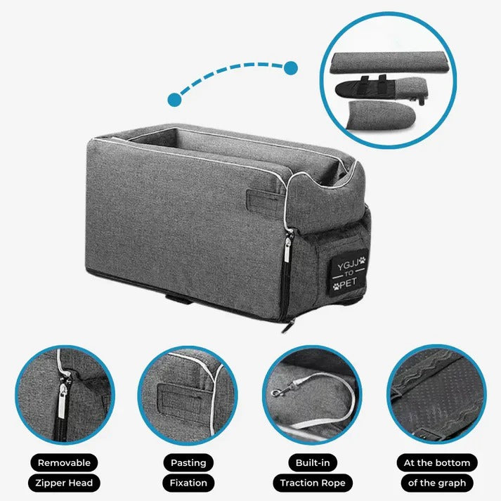 Portable Dog Car Seat – Safe & Cozy