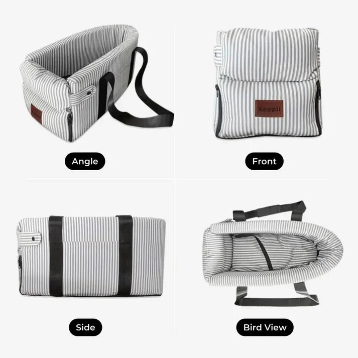 Portable Dog Car Seat – Safe & Cozy - The Zoo Mart