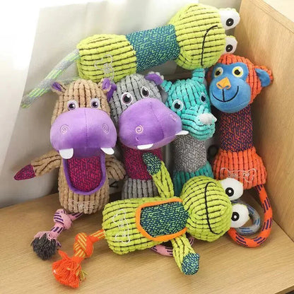 Chew crew Animal Toys For Dog - The Zoo Mart