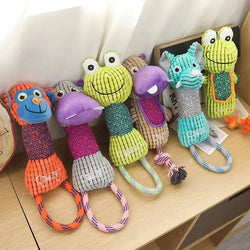 Chew crew Animal Toys For Dog