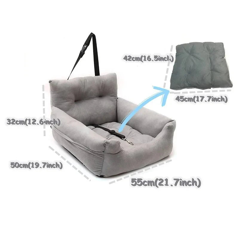 Car Seat Travel Sofa Carrier Bed - The Zoo Mart