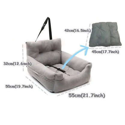 Car Seat Travel Sofa Carrier Bed - The Zoo Mart