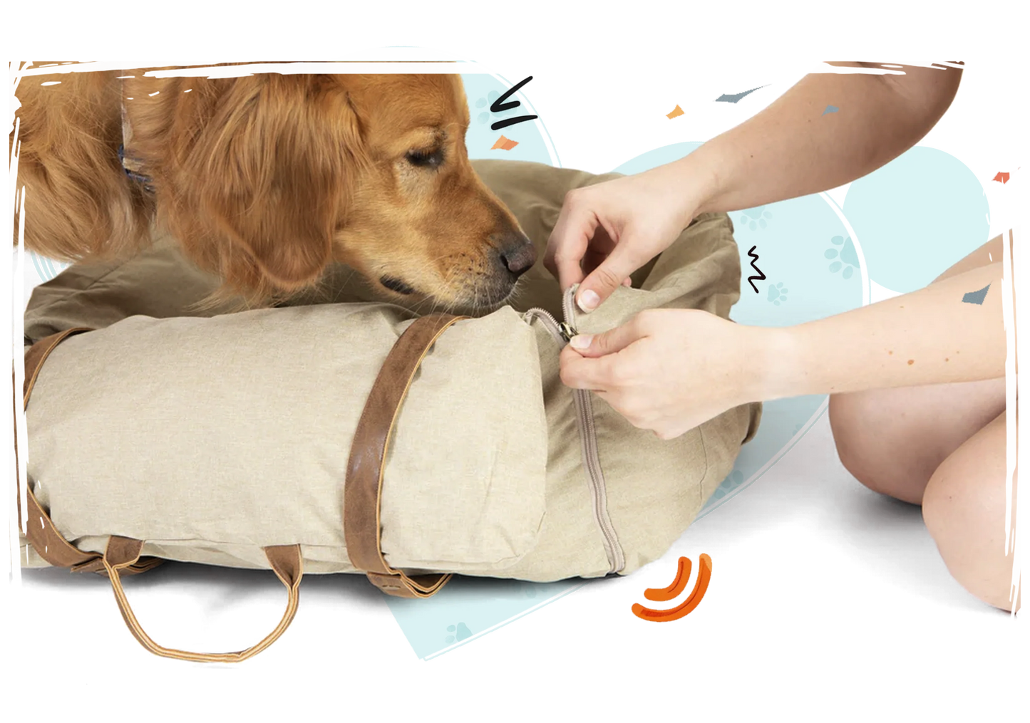 Deluxe Faux Leather Dog Car Seat - The Zoo Mart