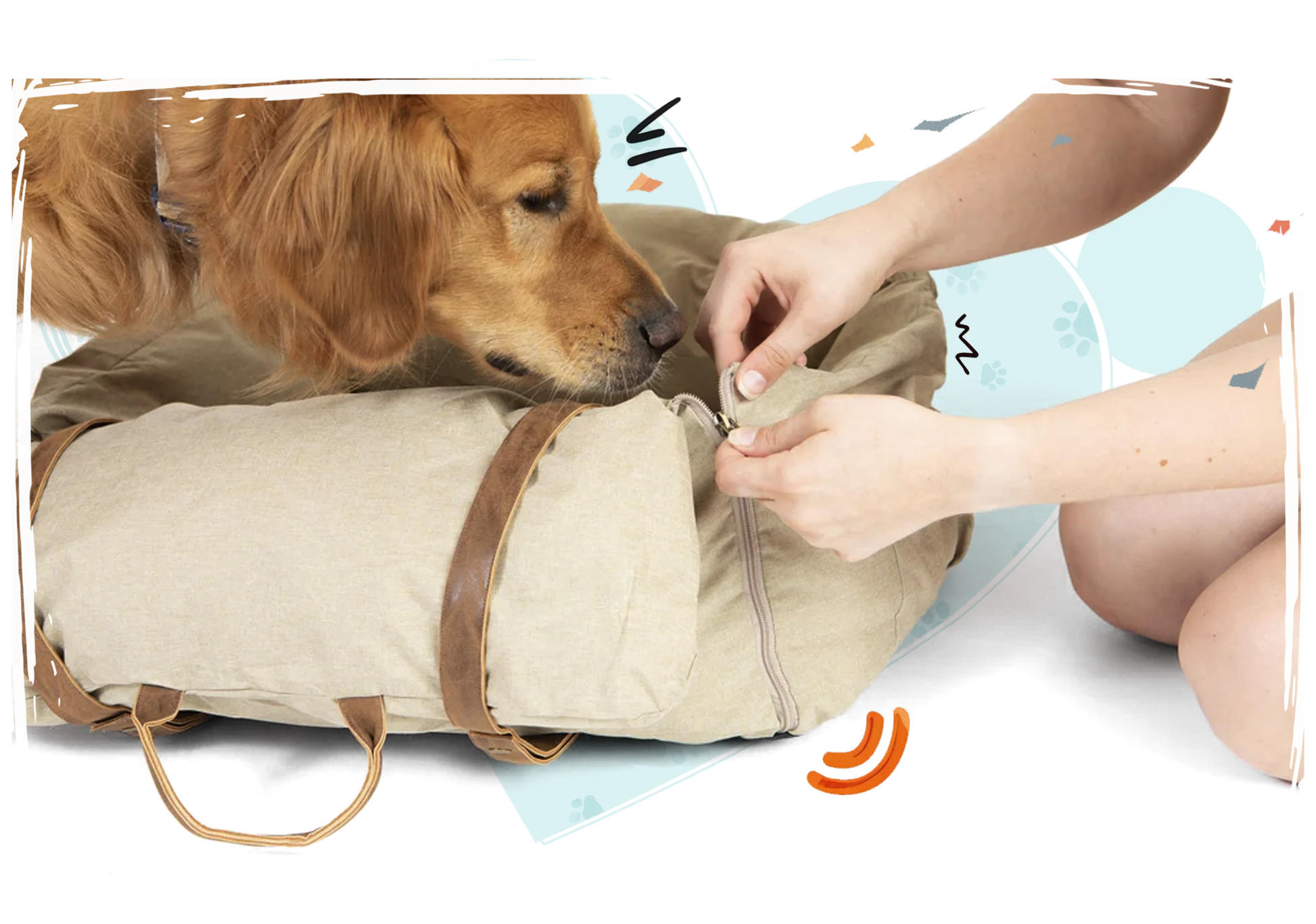 Deluxe Faux Leather Dog Car Seat - The Zoo Mart