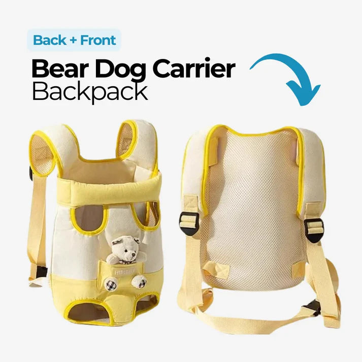Bear Dog Carrier Backpack - The Zoo Mart
