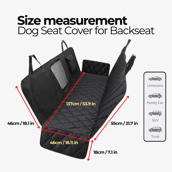 Dog Seat Cover for Backseat - The Zoo Mart