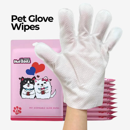 Pet Glove Wipes - The Zoo Mart