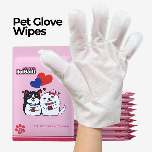Pet Glove Wipes - The Zoo Mart