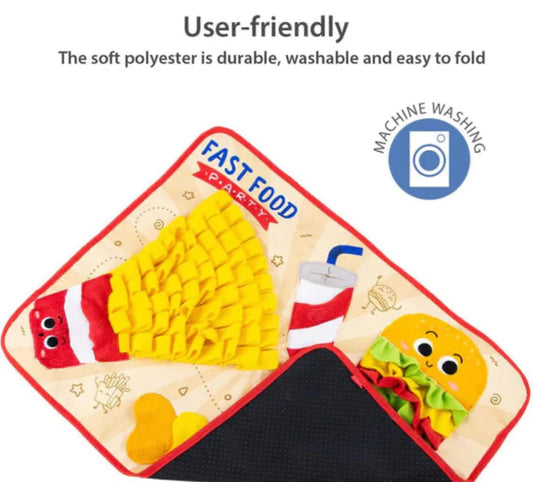 Fast Food party snuffle mat - The Zoo Mart