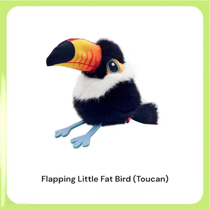 Flapping Little Fat Bird Interactive Cat Toy – Touch-Activated Flying Bird with Realistic Wing Motion