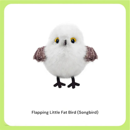 Flapping Little Fat Bird Interactive Cat Toy – Touch-Activated Flying Bird with Realistic Wing Motion