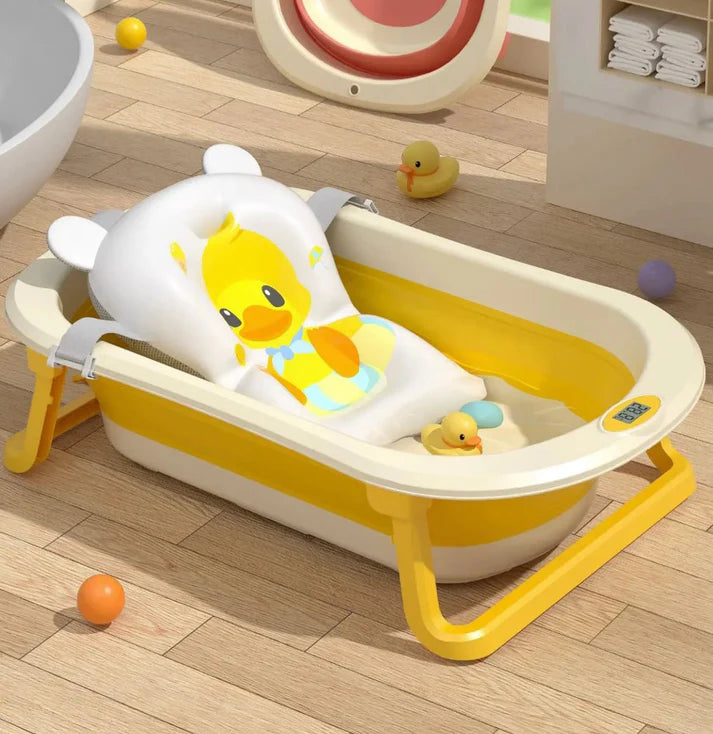 Folding Duck Pet BathTub temperature sensor - The Zoo Mart