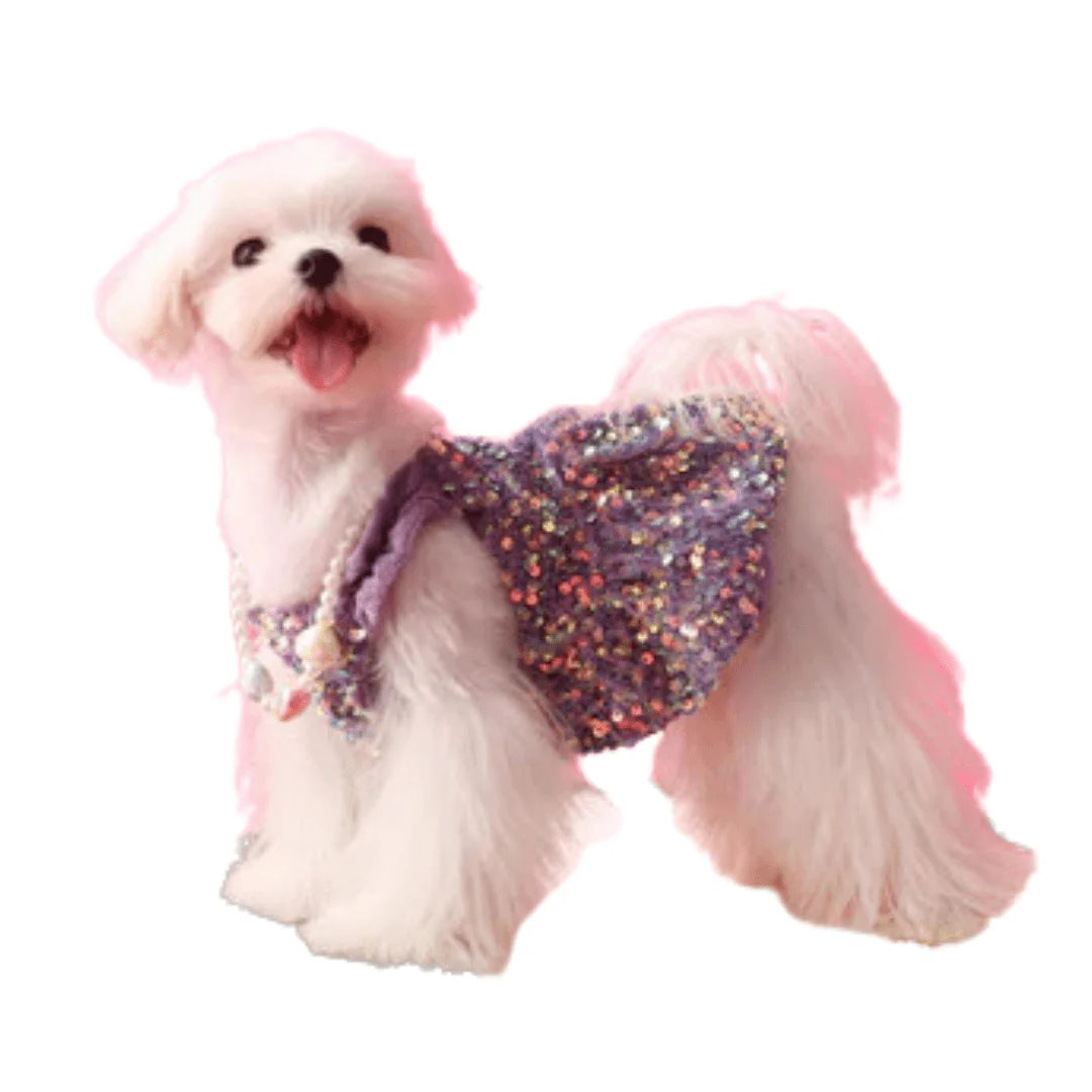 Luxurious Velvet Glitter Camisole Dress - The Zoo Mart