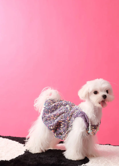 Luxurious Velvet Glitter Camisole Dress - The Zoo Mart