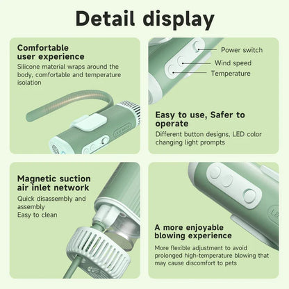 Neck Hanging Pet Hair Dryer - The Zoo Mart