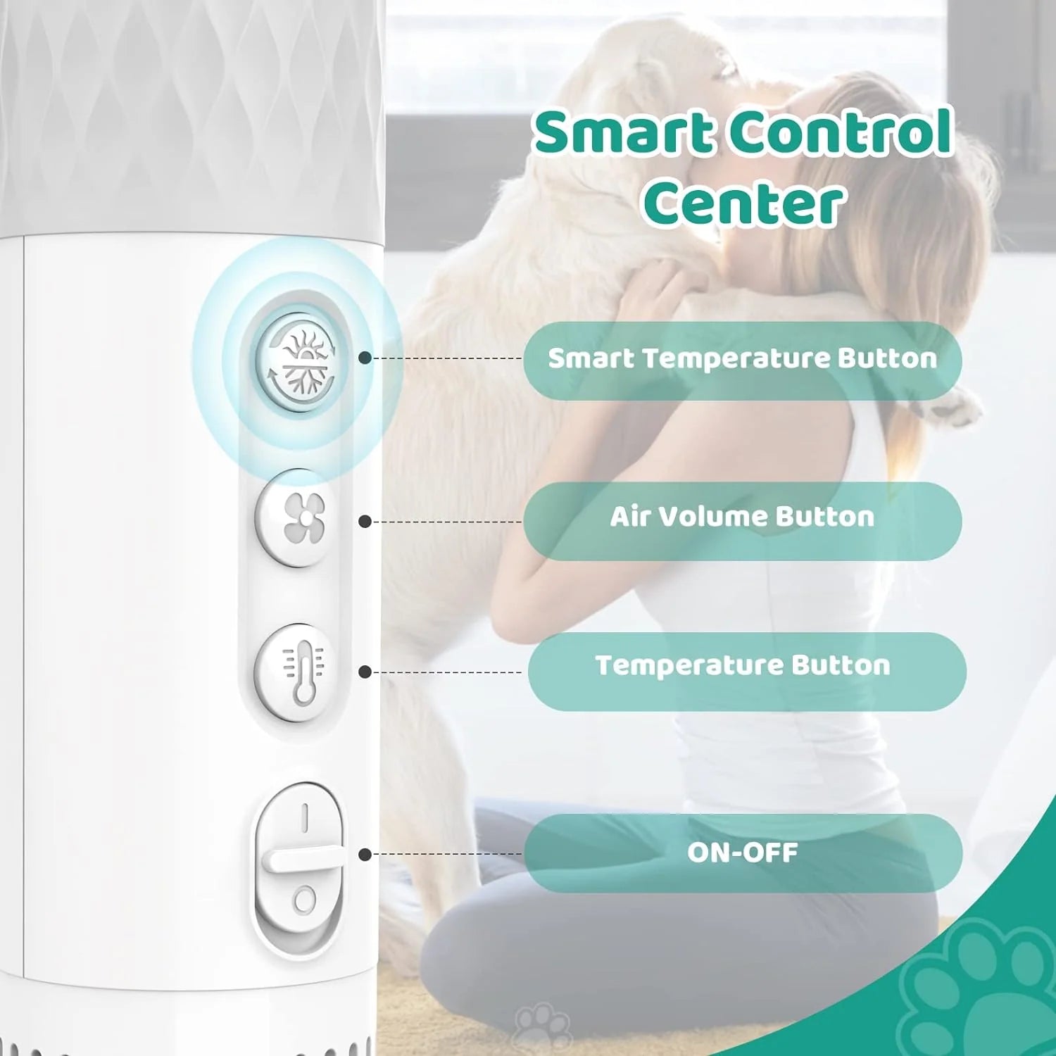 L&W BROS 5 in 1 Pet Hair Dryer High-powered