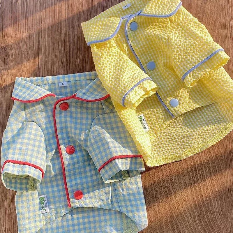 Plaid Cotton Loungewear - The Zoo Mart