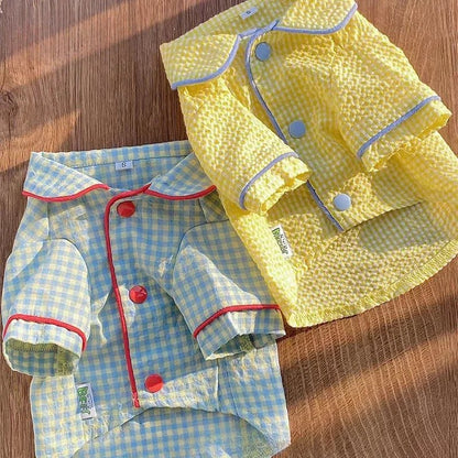 Plaid Cotton Loungewear - The Zoo Mart