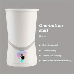 One-Button Electric Paw Cleaner