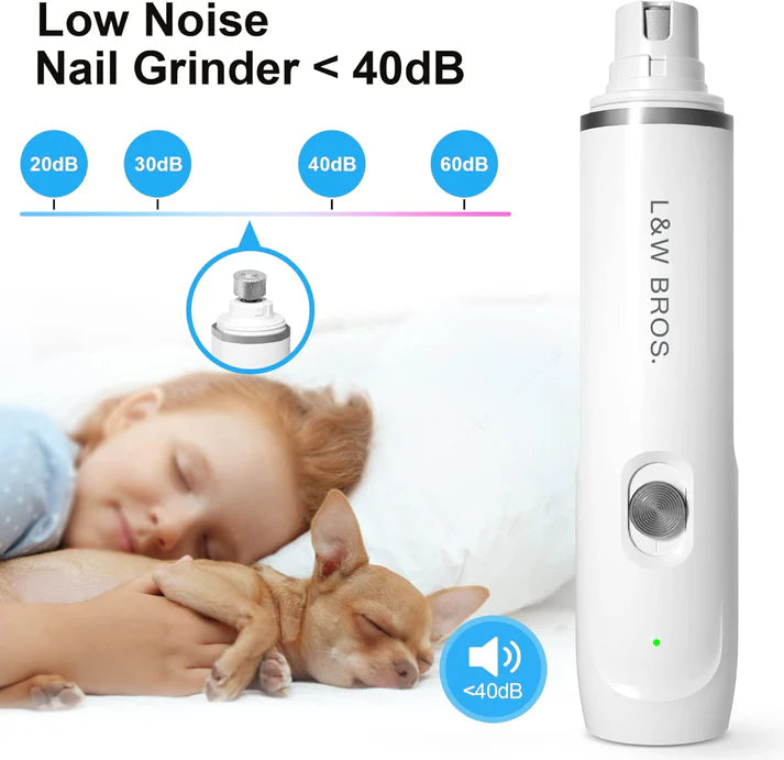 Rechargeable Nail Grinder Low-Noise - The Zoo Mart