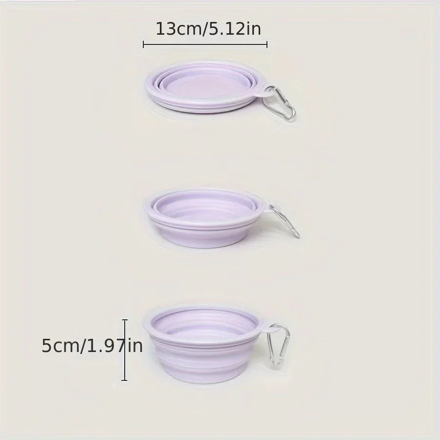 Silicone Bowl Outdoor Portable - The Zoo Mart