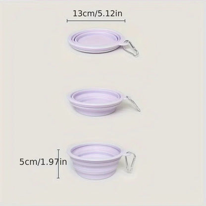 Silicone Bowl Outdoor Portable - The Zoo Mart